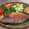 Cá chim nướng muối ớt