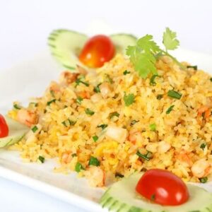 Cơm chiên tôm chay
