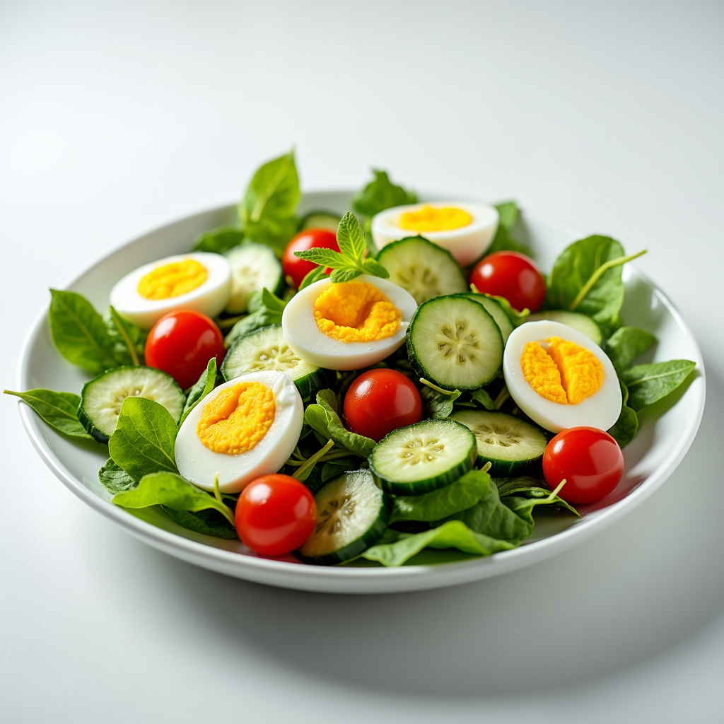 Salad dầu dấm trứng