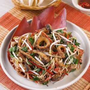 Gỏi lươn hoa chuối