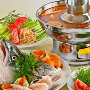 Lẩu măng chua cá bống mú