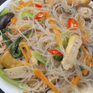 Miến xào chay