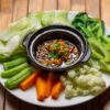 Rau thập cẩm luộc + kho quẹt